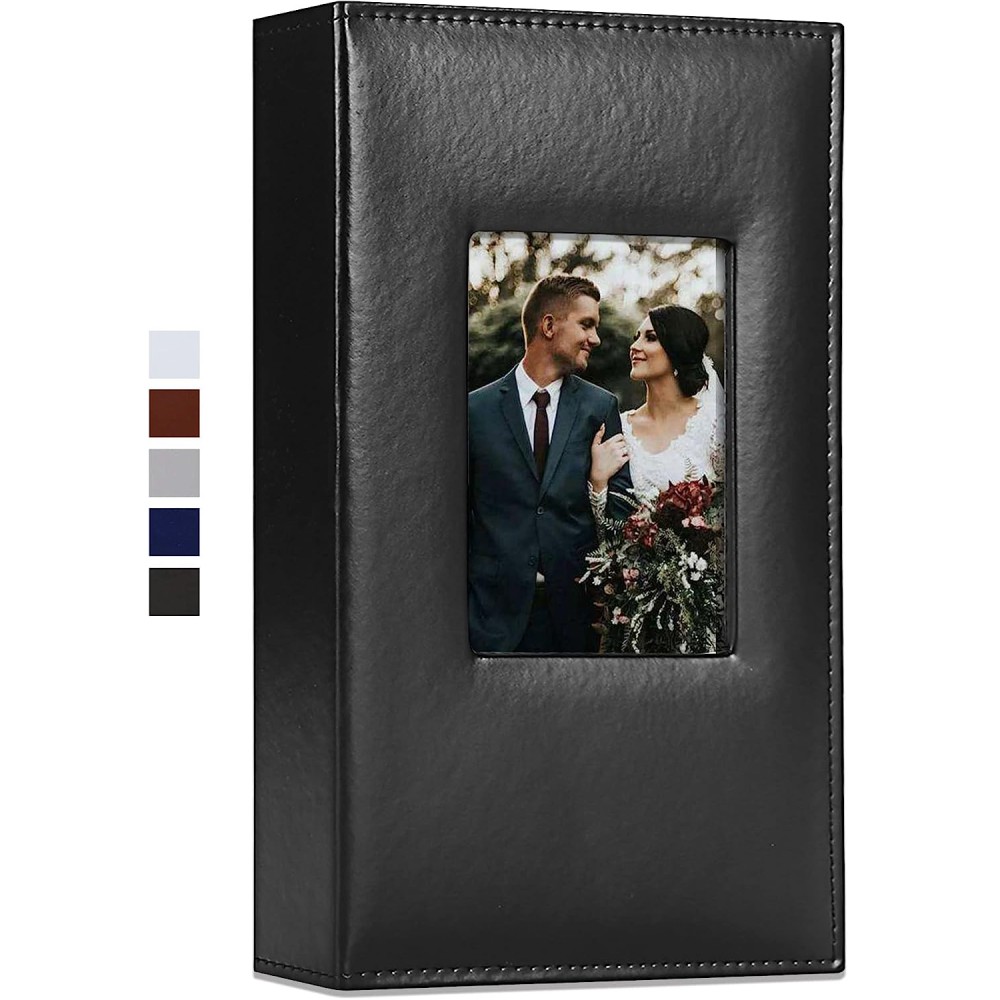 Artmag Photo Picutre Album 4x6 1000 Photos, Extra Large Capacity Leather Cover Wedding Family Photo Albums Holds 1000 Horizontal and Vertical 4x6