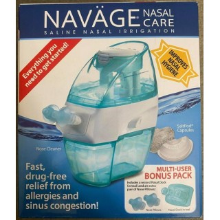 Navage Nasal Care Saline Nasal Irrigation with Bonus Pack