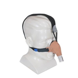 Circadiance SleepWeaver Advance Soft Cloth Nasal CPAP Mask, Small Beige 