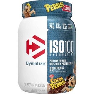 Dymatize ISO100 Hydrolyzed Protein Powder, Cocoa Pebbles – 22.6 oz