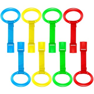8 Pieces Playpen Baby Crib Pull Ring Baby Walking Exercises Assistant