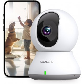 Blurams Security Camera, 2K Indoor Camera 360° Pet Camera 