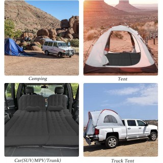 Byomostor 3 in 1 Inflatable Air Mattress for Car| SUV Mattress with Electric Air Pump