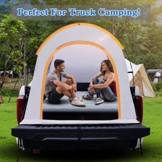 Camping Pickup Truck Bed Air Mattress Air Bed with Inflatable Pillow Blow Up Bed