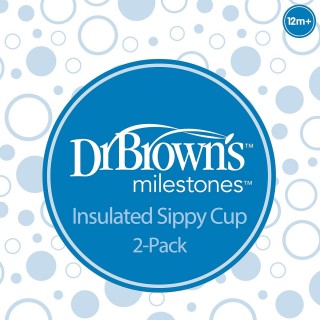 Dr. Brown's Milestones Hard Spout Insulated Sippy Cup with Handles