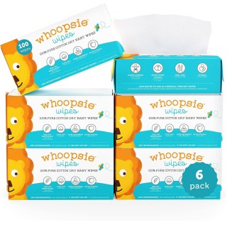100% Pure Cotton Dry Wipes |Use Wet or Dry | Soft & Sensitive