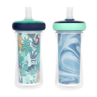 Insulated Straw Cup - Sippy Cups with Straw - Kids Water Bottles