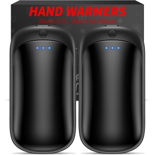 2 Pack Hand Warmers Rechargeable, Portable Electric Hand Warmers Reusable